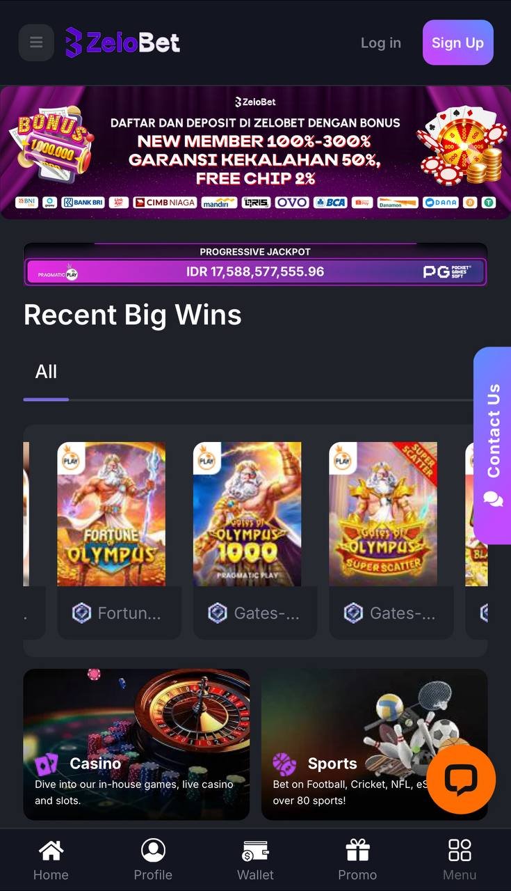 Welcome bonuses at ZeloBet Casino in Singapore